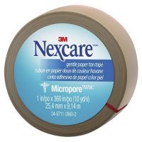 Nexcare Micropore 温和纸质医用胶带 肤色 25.4mm x 9.14m