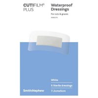 Cutifilm Plus Waterproof Dressings Hypo 7.2x5cm 5 Pack