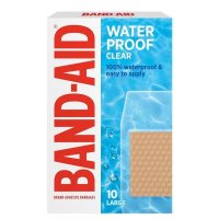 Band-Aid 邦迪 防水透明创可贴 大号 10片