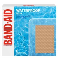Band-Aid 邦迪 防水透明特大号创可贴 6片
