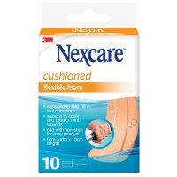 Nexcare 柔软泡沫防护贴 6cm x 10cm 10片装