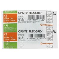 Opsite Flexigrid 透明伤口敷料 6cm x 7cm 单片