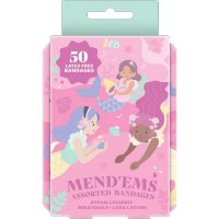 MendEms 儿童创可贴 美人鱼图案铁盒装 50片