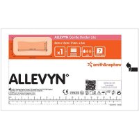 Allevyn Gentle Border Lite 自粘边泡沫敷料 8cm x 15cm 单片