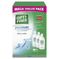 傲滴 Opti-Free PureMoist 隐形眼镜多功能护理液 300ml 三瓶超值装