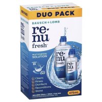 博士伦 Bausch & Lomb 润明 Renu Fresh 隐形眼镜多功能护理液 355ml+120ml 组合装