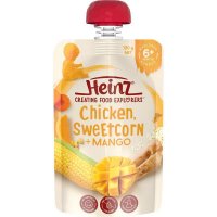Heinz 亨氏 鸡肉甜玉米芒果辅食袋 6个月以上 120g