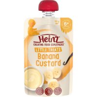 Heinz 亨氏 香蕉蛋奶布丁辅食袋 6个月以上 120g