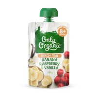 Only Organic 有机香蕉树莓香草泥 120g