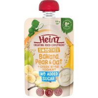 Heinz 亨氏 香蕉燕麦希腊风味酸奶果泥吸吸袋 120g 8月+