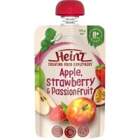 Heinz 亨氏 苹果草莓百香果果泥吸吸袋 120g 8月+