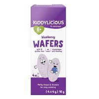 Kiddylicious 蓝莓味薄脆威化 4×4g