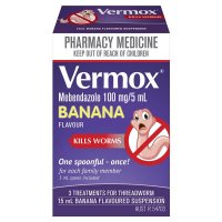 Vermox 驱虫打虫口服液 香蕉味 15ml