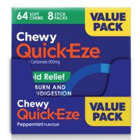 Quick Eze Chewy Peppermint 64 Value Pack