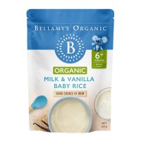 Bellamy's贝拉米 有机 牛奶香草婴儿米粉 125g