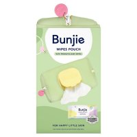 Bunjie 绿色便携收纳包 赠婴儿湿巾 80片