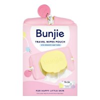 Bunjie 粉色便携收纳包 赠婴儿湿巾 20片