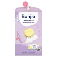 Bunjie 紫色便携收纳包 赠婴儿湿巾 80片