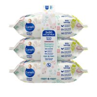 Curash 纯水婴儿湿巾 兔子限定版 80片×3
