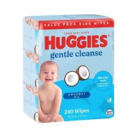 Huggies好奇 温和椰子油婴儿湿巾 240片