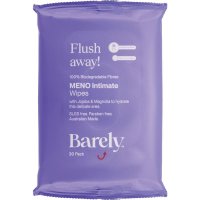 Barely 更年期可冲散私处湿巾 30片