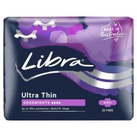 Libra Goodnights 夜用超薄卫生巾 20片