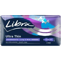 Libra Goodnights 夜用超薄加长加宽卫生巾 6片