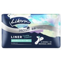 Libra Flexi 2合1双层轻薄护垫 25片