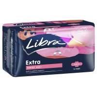 Libra 加量卫生巾 带护翼 12片