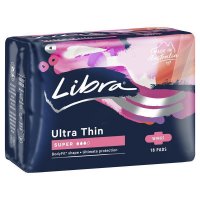 Libra 超薄加量卫生巾 带护翼 18片