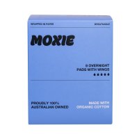 Moxie Organics 有机夜用卫生巾 8片