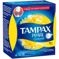 丹碧丝 Tampax Pearl Compak 迷你型卫生棉条 18支