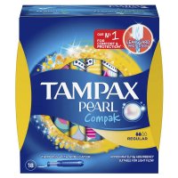 丹碧丝 Tampax Pearl Compak 普通型卫生棉条 18支