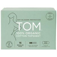 TOM Organic 有机棉普通型失禁护理垫 16片