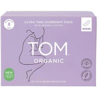 TOM Organic 有机棉夜用卫生巾 8片