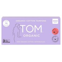 TOM Organic 有机棉量多型卫生棉条 16支