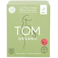 TOM Organic 有机棉超薄普通型卫生巾 10片