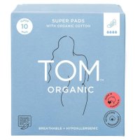 TOM Organic 有机棉超薄量多型卫生巾 10片
