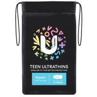 U by Kotex Teen 少女超薄卫生巾 日用护翼 14片