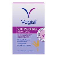 Vagisil 燕麦舒缓湿巾 12片