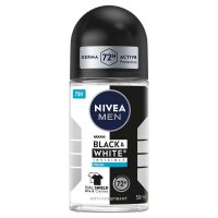 妮维雅 NIVEA MEN 男士黑白净爽走珠止汗露 72小时 50ml