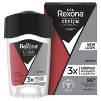 Rexona 男士 Clinical 强效止汗膏棒 运动 45ml