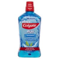 高露洁 Colgate Plax 无酒精抗菌漱口水 薄荷 1L