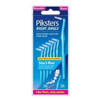 Piksters 直角齿间刷 5号 蓝色 6支
