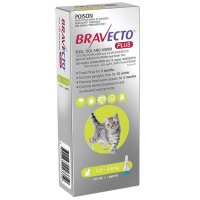 Bravecto超可信 Plus 猫用体内外驱虫滴剂 1.2-2.8kg