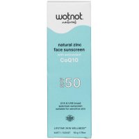 Wotnot Naturals 锌矿物面部防晒 含CoQ10 50g