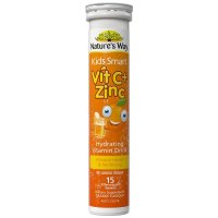 Nature's Way 佳思敏 儿童维生素C+锌泡腾片 15片