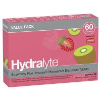 Hydralyte 电解质泡腾片 草莓奇异果味 60片