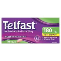 Telfast 抗过敏抗组胺片 180mg 10片(非嗜睡配方)