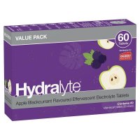 Hydralyte 电解质泡腾片 苹果黑加仑味 60片